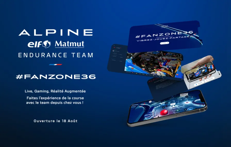 ORECA Events conçoit et met en place pour Alpine Elf Matmut Endurance Team, une Fanzone virtuelle aux 24 Heures du Mans